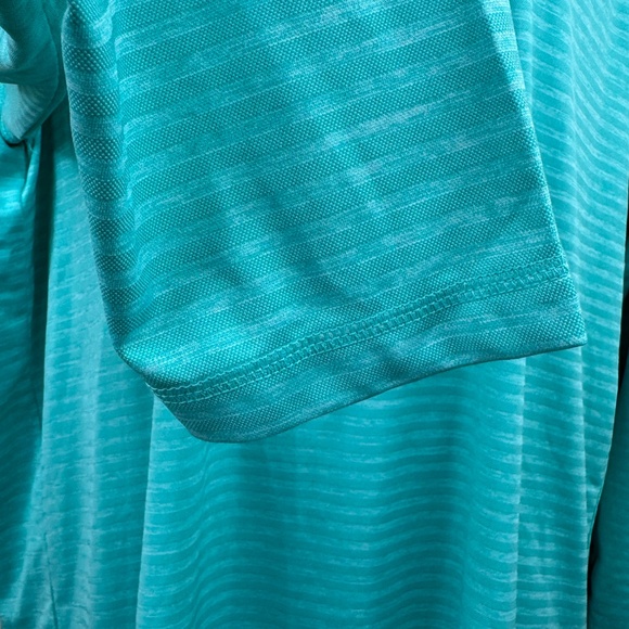 Croft & Barrow Performance Womens Aqua Mock Neck Wicking SweatShirt Top XXL NEW - Picture 5 of 10